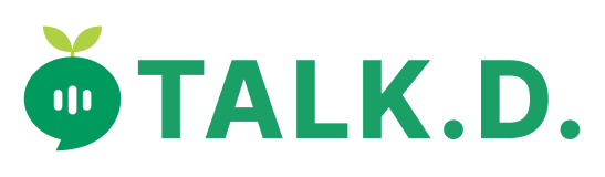 TALK.D. 톡디 로고